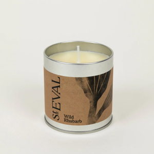 St Eval Wild Rhubarb Scented Tin Candle